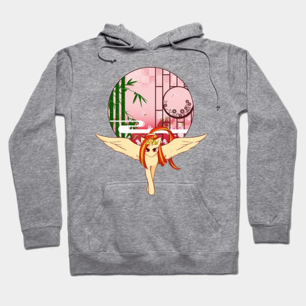 Princess Rising Sun arrives Hoodie by Japan_PonyCon